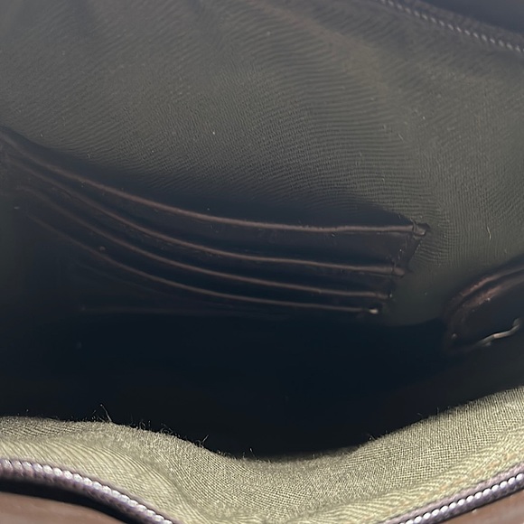 Vittoria Buttery Soft Dark Brown Leather Shoulder Bag Handbag Purse 🌺🌺 - Picture 5 of 6